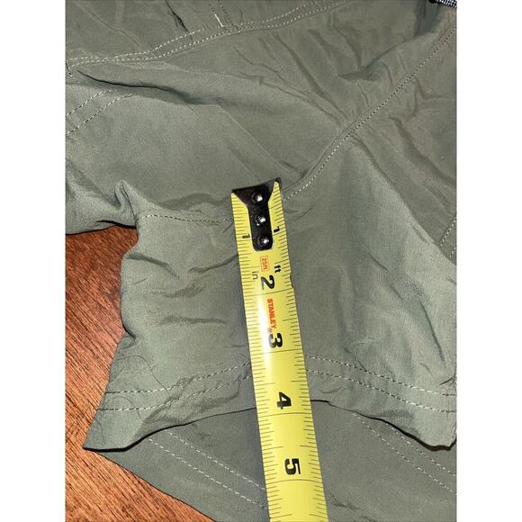 The North Face Shorts Women Small Green Nylon Kayak Hiking Camping Fishing - Picture 4 of 5